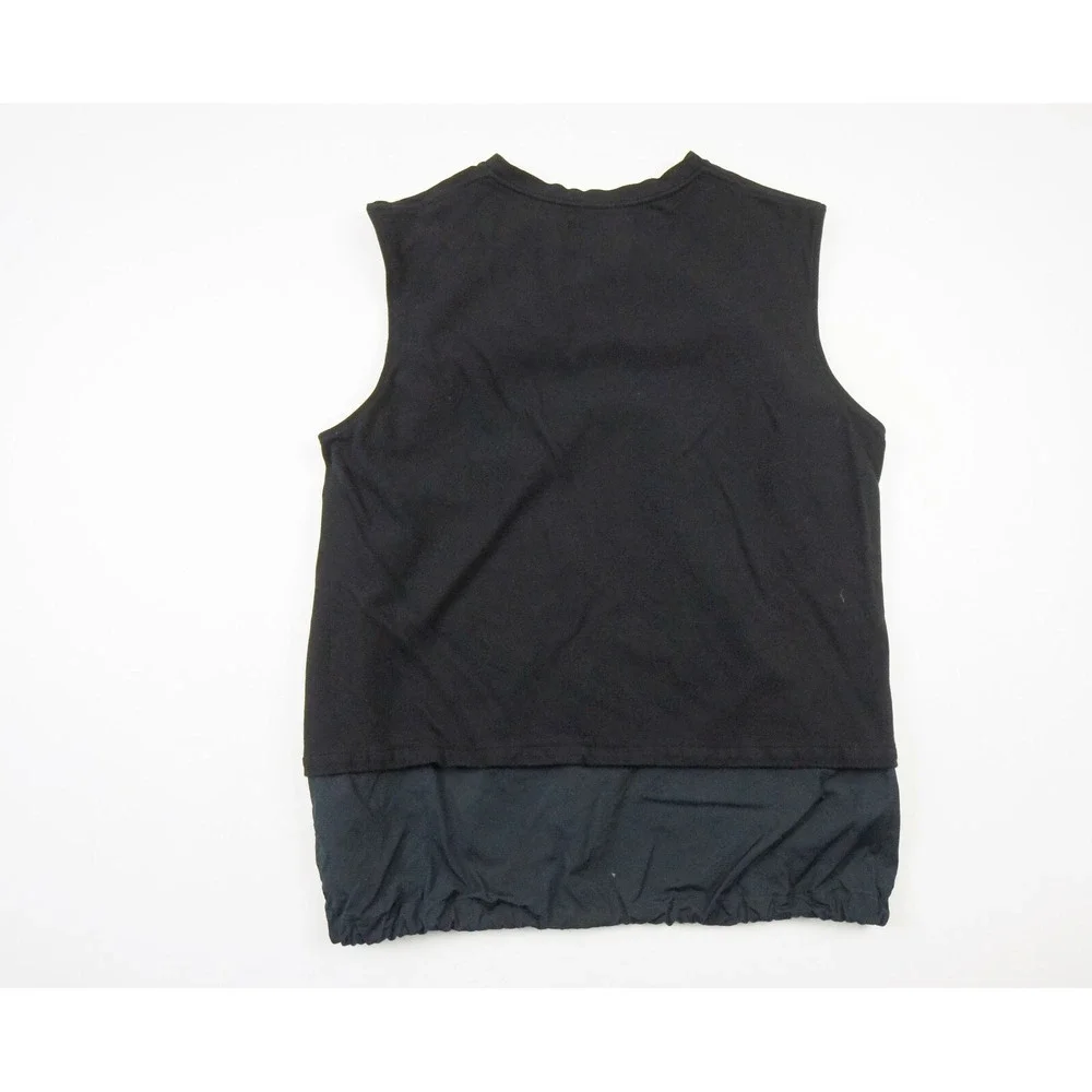Public School New York Shirt Mens Large Blue Sleeveless Vest Drawstring Adult